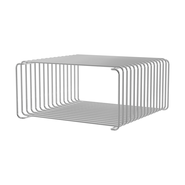 Panton Wire Half Height hylle 34,8x17,2x34,8 cm - Chrome - Montana