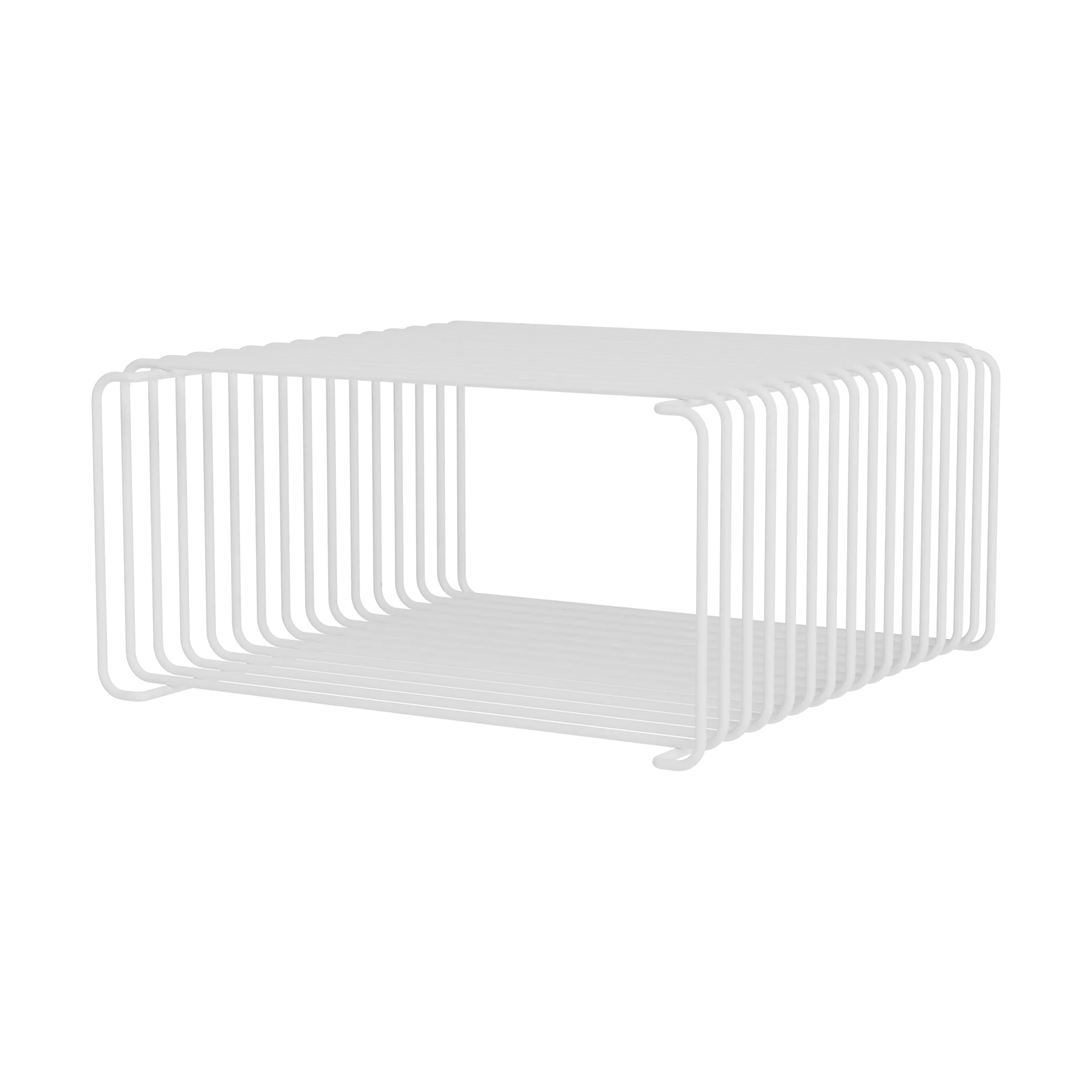 Panton Wire Half Height hylle 34,8x17,2x34,8 cm, Snow Montana