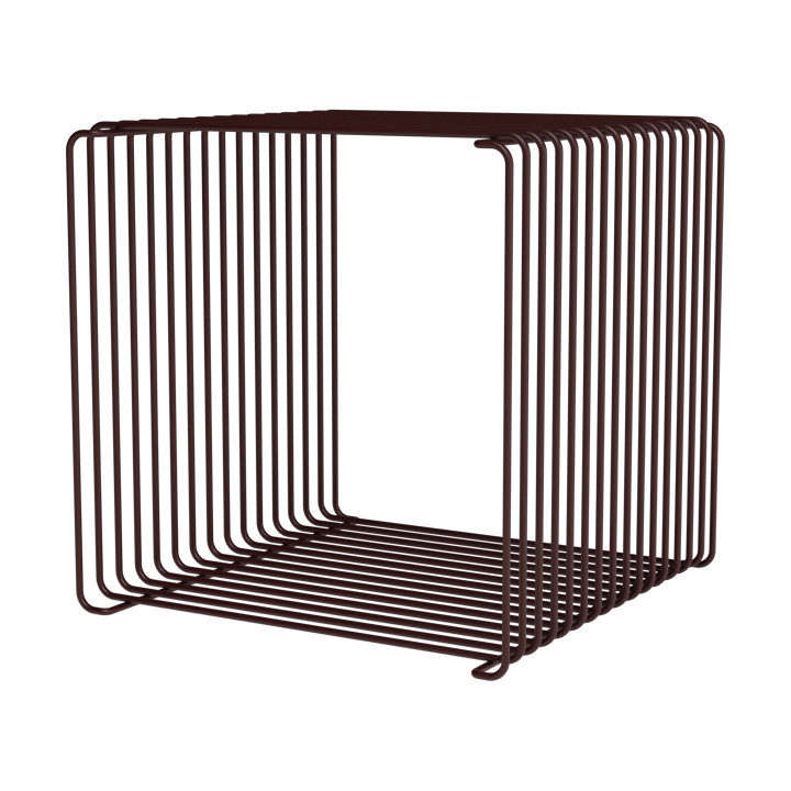 Panton Wire Single hylle 34,8x34,8x34,8 cm - Black red - Montana