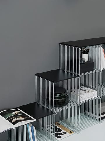 Panton Wire Single hylle 34,8x34,8x34,8 cm - Chrome - Montana
