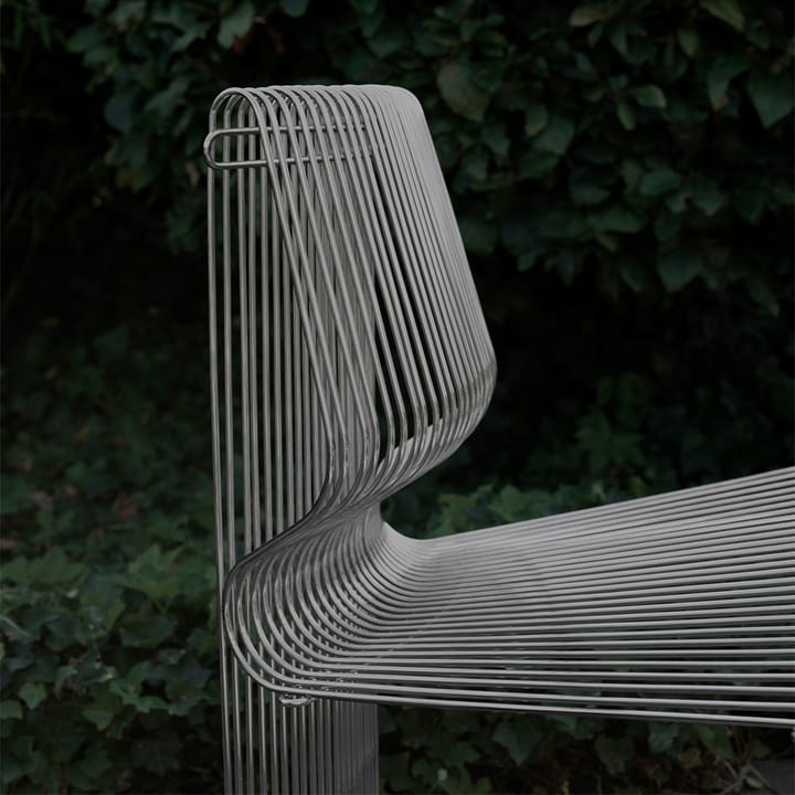 Pantonova modulsofa, Stainless steel, linear Montana