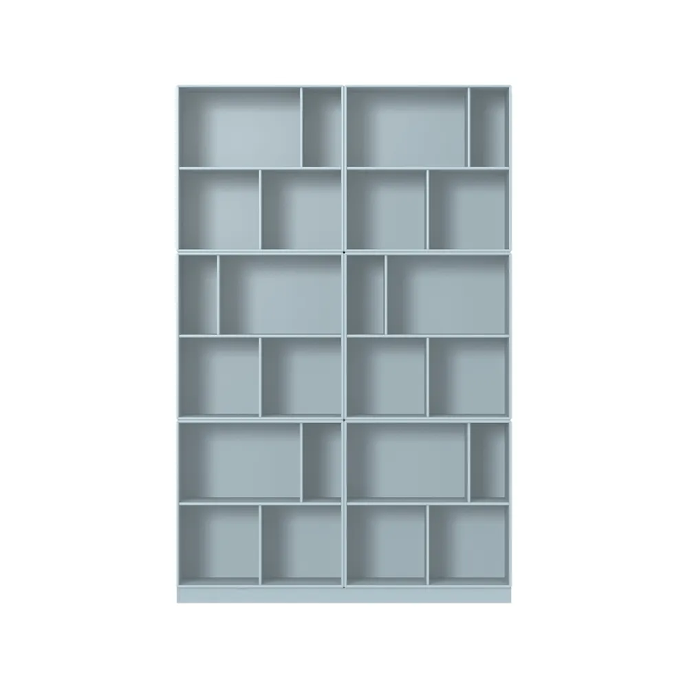 Read bokhylle, flint 148, inkl. 7 cm sokkel Montana