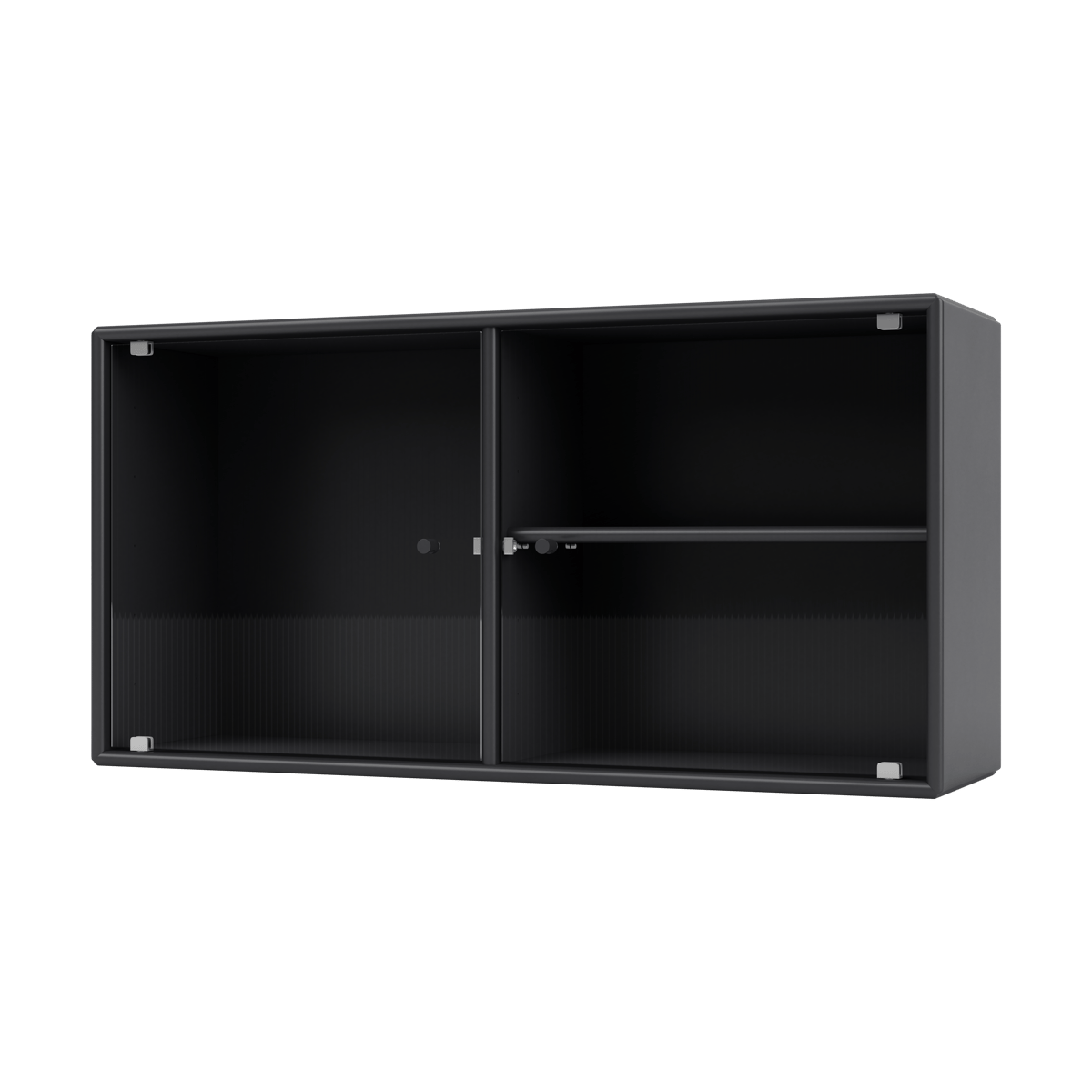 Montana Ripple I vitrineskap 69,6 x 35,4 x 20 cm Anthracite