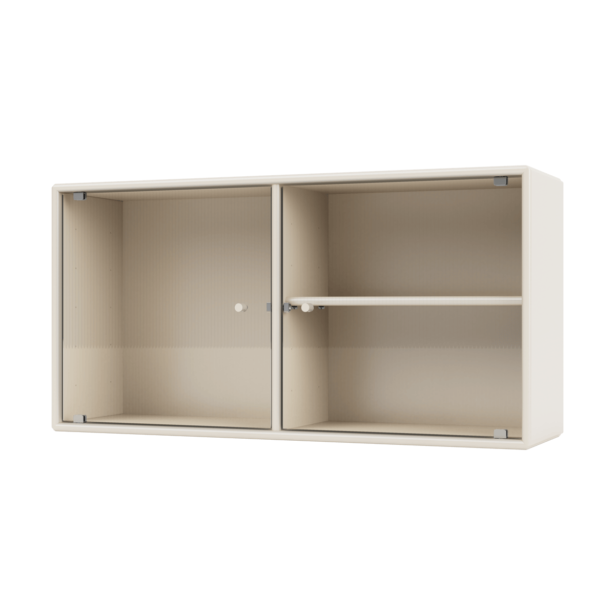 Montana Ripple I vitrineskap 69,6 x 35,4 x 20 cm Oat
