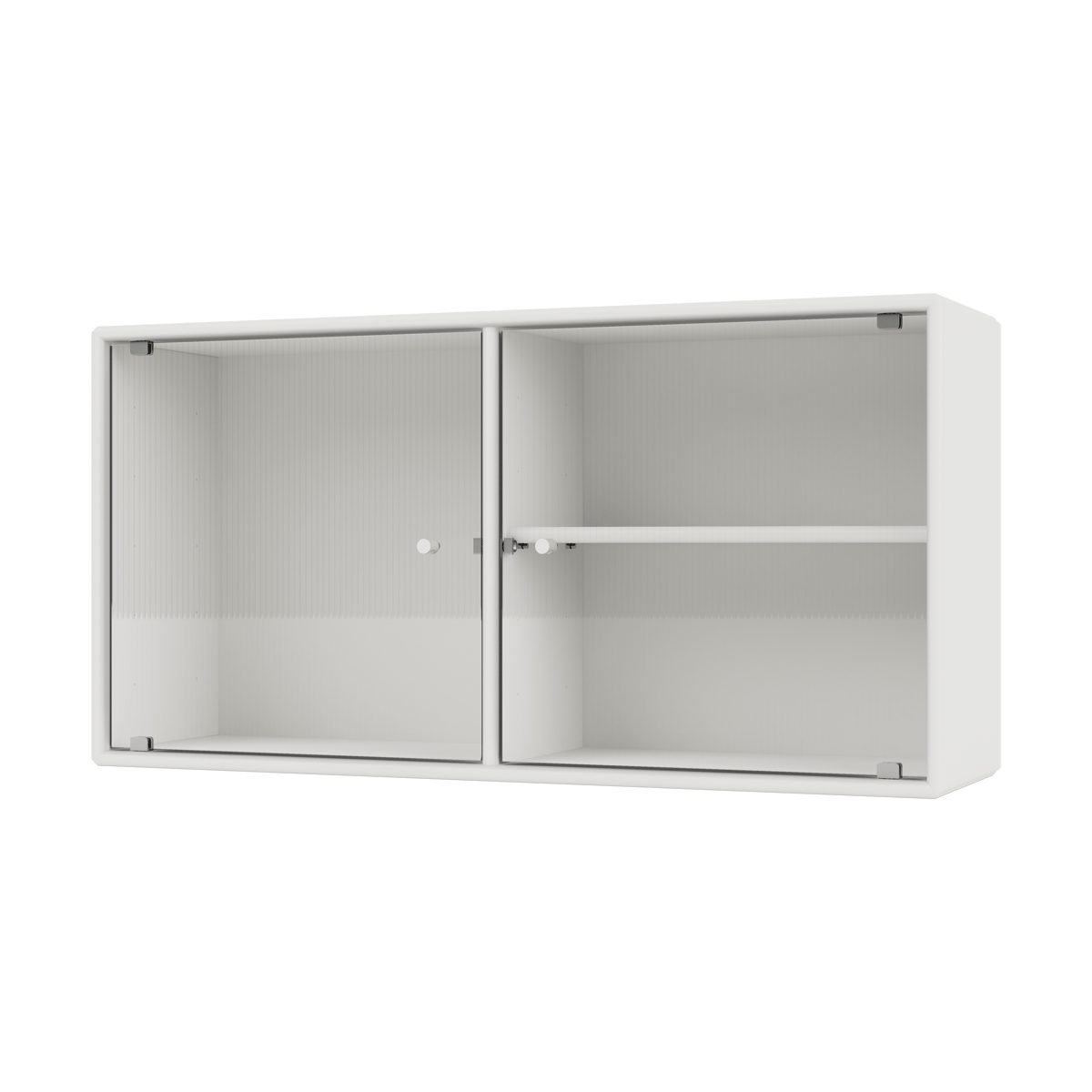 Montana Ripple I vitrineskap 69,6 x 35,4 x 20 cm White