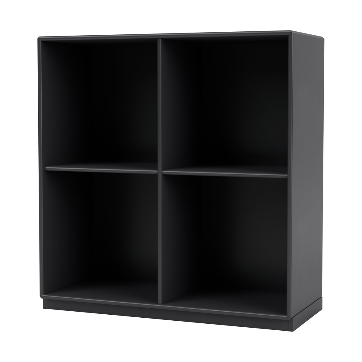 Montana SHOW hylle 69,6 x 69,6 cm, sokkel 3 cm 04 Anthracite