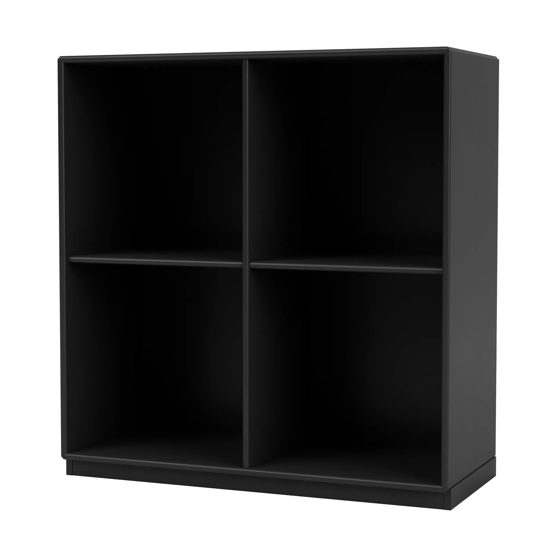 SHOW hylle 69,6 x 69,6 cm, sokkel 3 cm, 05 Black Montana