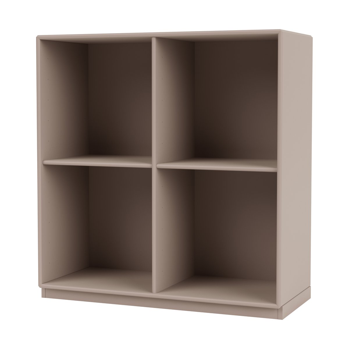 Montana - Show Bookcase, Plinth H3 cm - Mushroom - Hyller - Beige - MDF