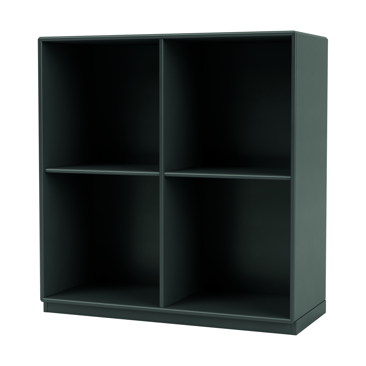 Montana SHOW hylle 69,6 x 69,6 cm, sokkel 3 cm 163 BlackJade
