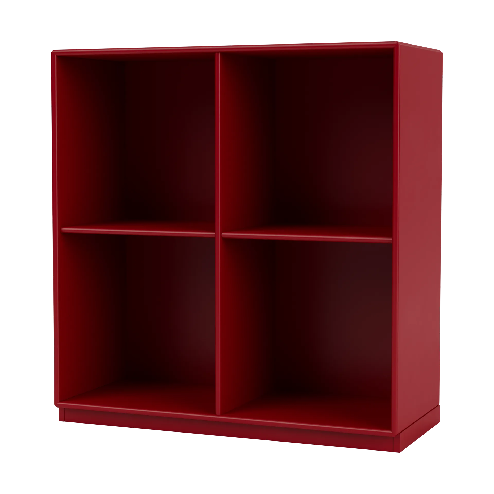 SHOW hylle 69,6 x 69,6 cm, sokkel 3 cm, 165 Beetrot Montana