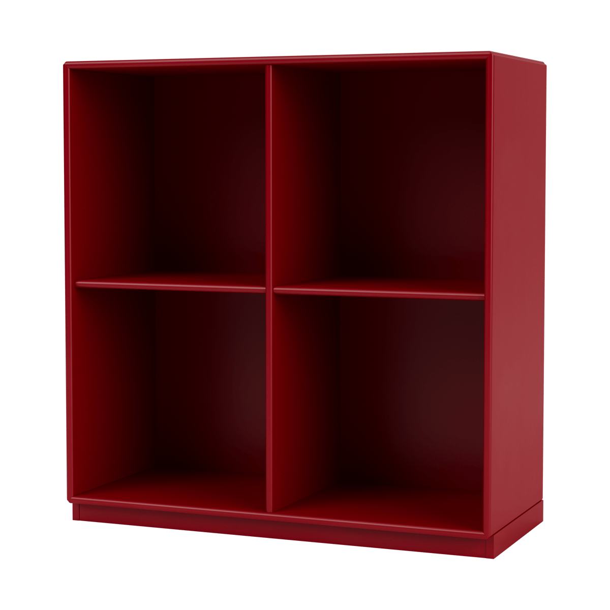 Montana SHOW hylle 69,6 x 69,6 cm, sokkel 3 cm 165 Beetrot