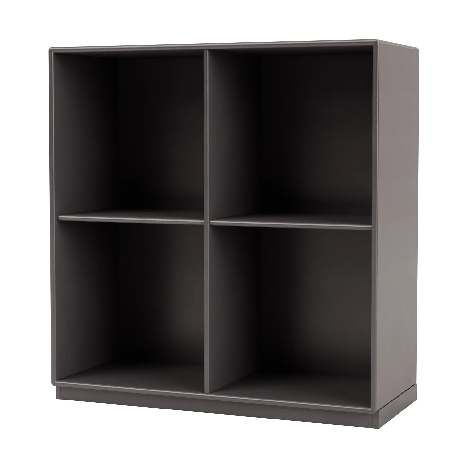 SHOW hylle 69,6 x 69,6 cm, sokkel 3 cm, 35 Coffee Montana