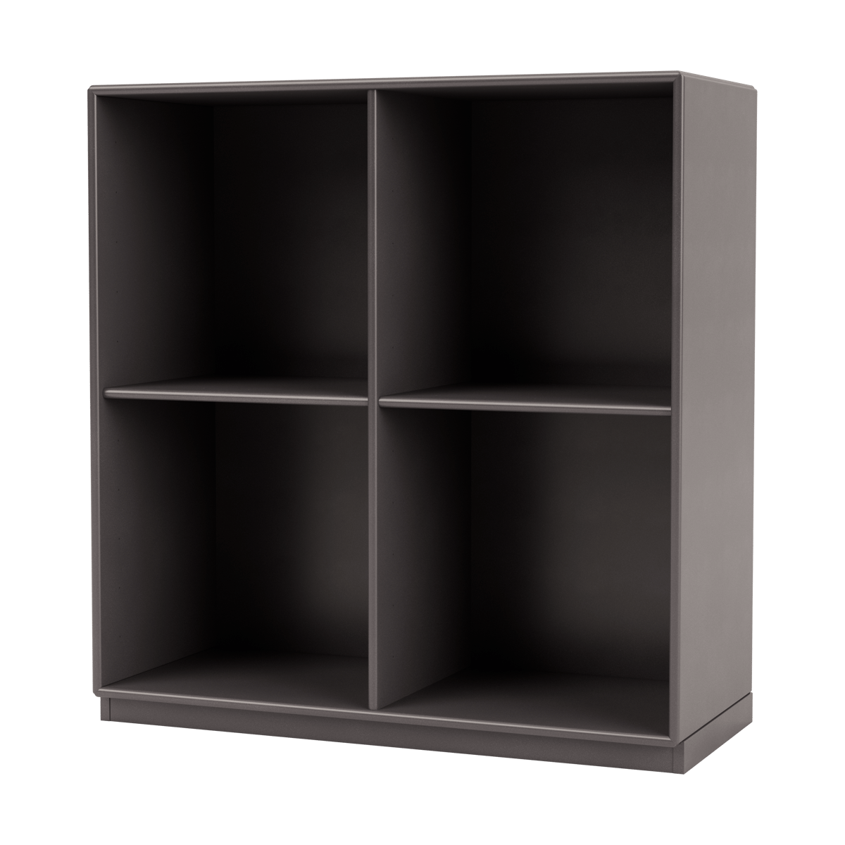 Montana SHOW hylle 69,6 x 69,6 cm, sokkel 3 cm 35 Coffee