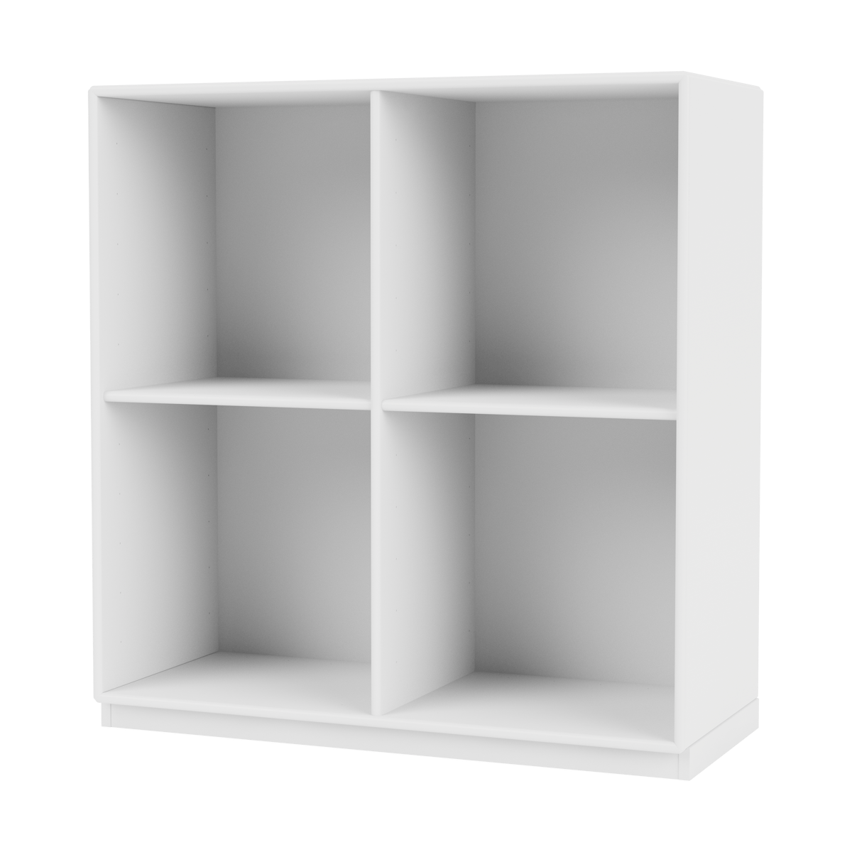 Montana SHOW hylle 69,6 x 69,6 cm, sokkel 3 cm 38 Snow