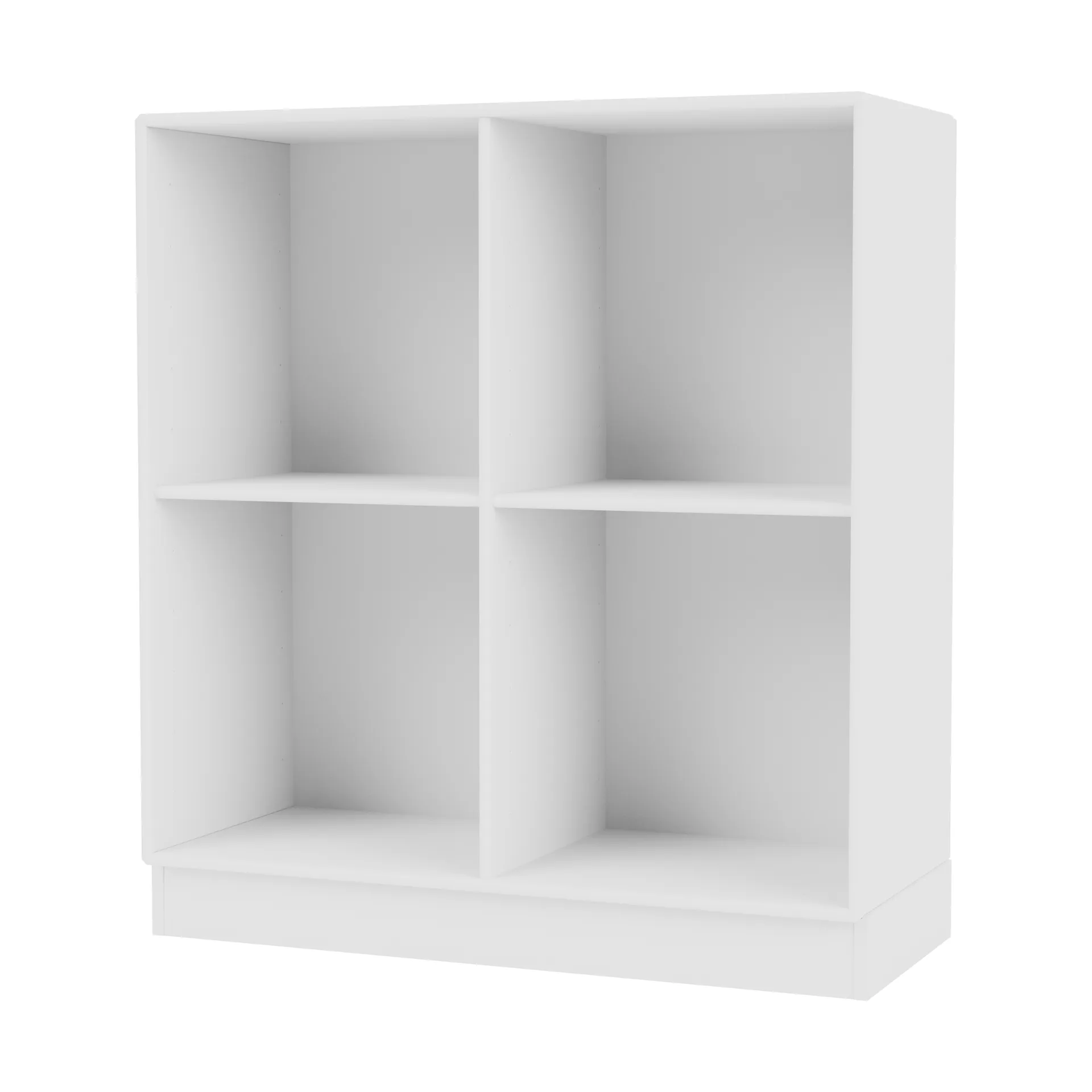 SHOW hylle 69,6 x 69,6 cm, sokkel 7 cm, 101 New white Montana