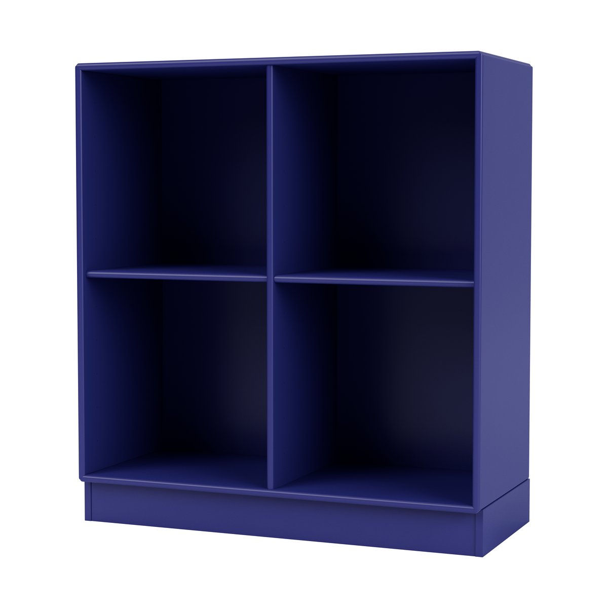 Montana - Show Bookcase, Plinth H7 cm - Monarch - Hyller - Blå - MDF