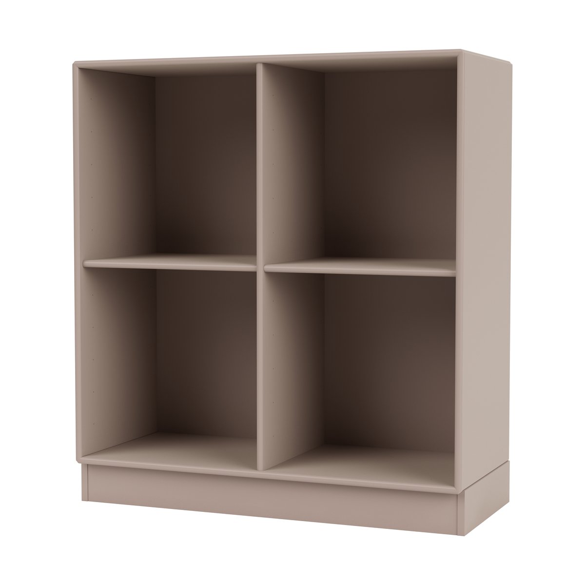 Montana SHOW hylle 69,6 x 69,6 cm, sokkel 7 cm 137 Mushroom