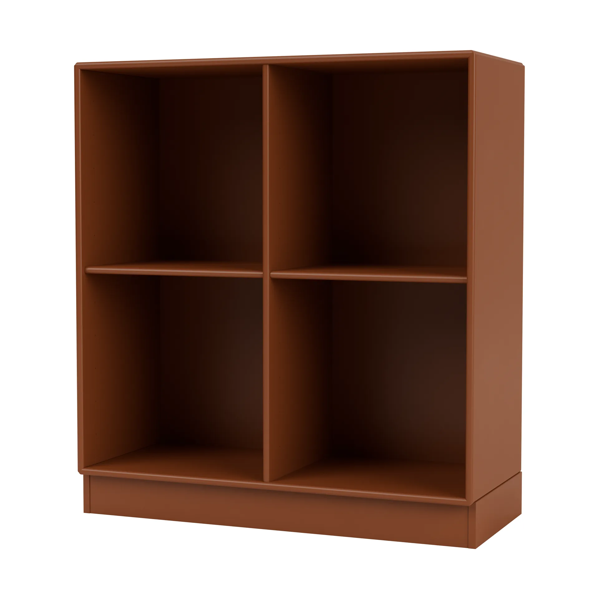SHOW hylle 69,6 x 69,6 cm, sokkel 7 cm, 146 Hazelnut Montana