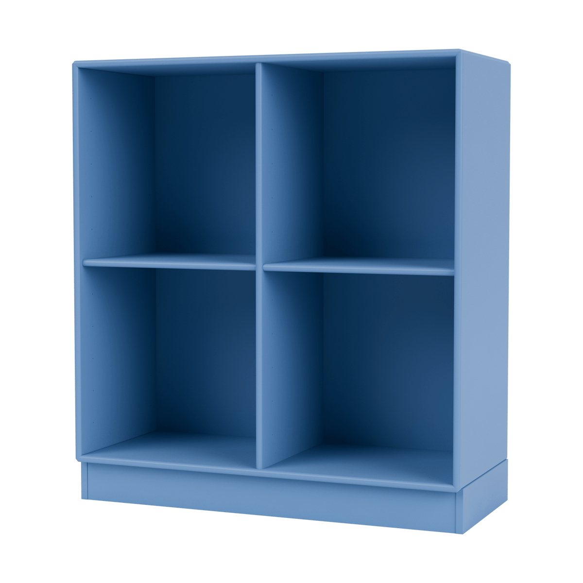 Montana SHOW hylle 69,6 x 69,6 cm, sokkel 7 cm 154 Azure