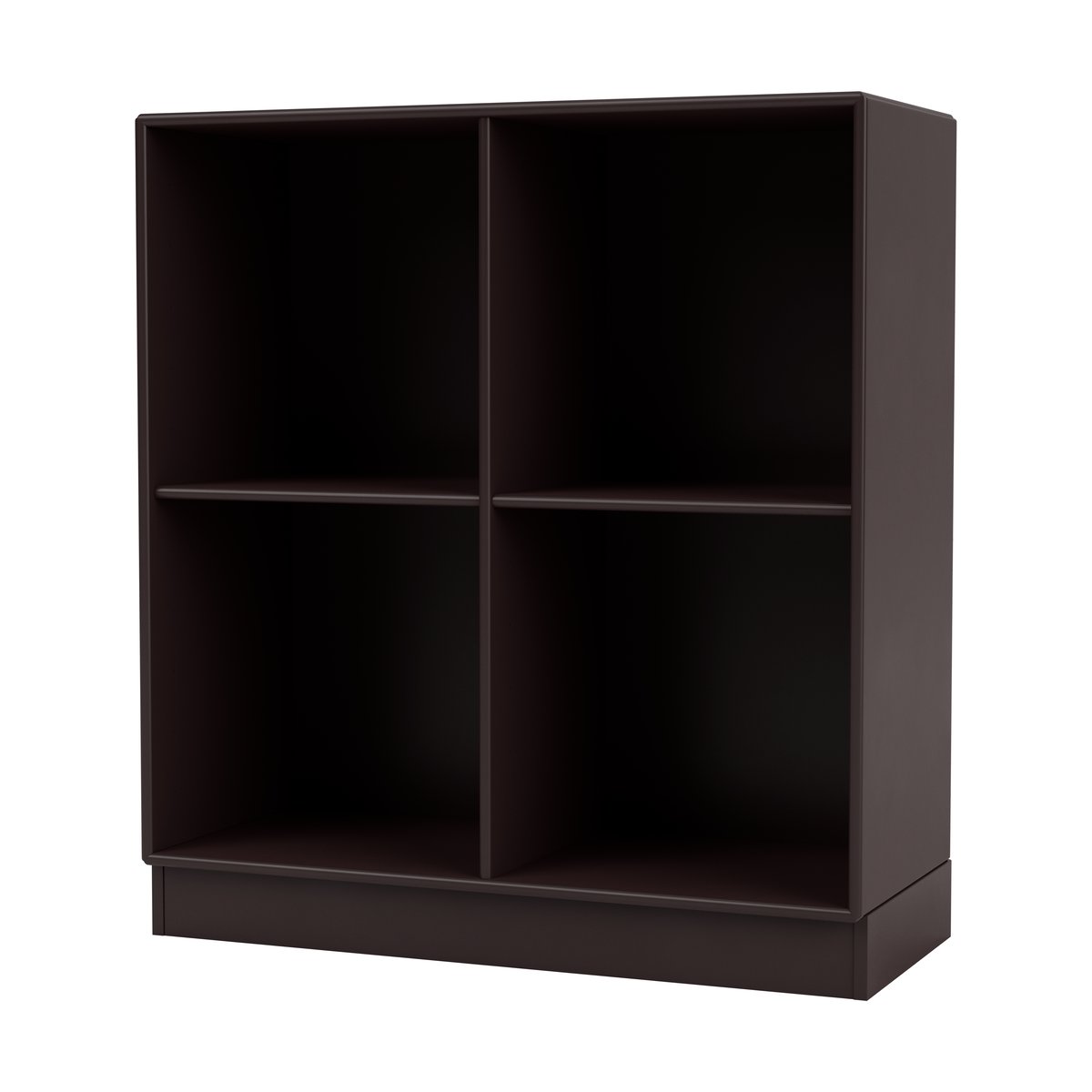 Montana SHOW hylle 69,6 x 69,6 cm, sokkel 7 cm 160 Balsamic