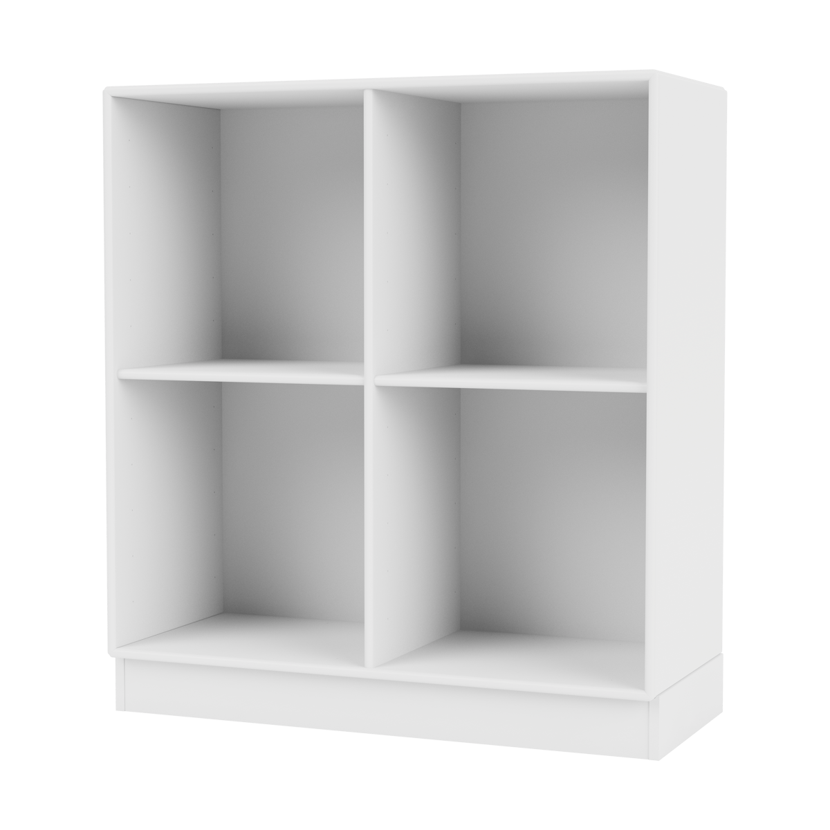 Montana SHOW hylle 69,6 x 69,6 cm, sokkel 7 cm 38 Snow