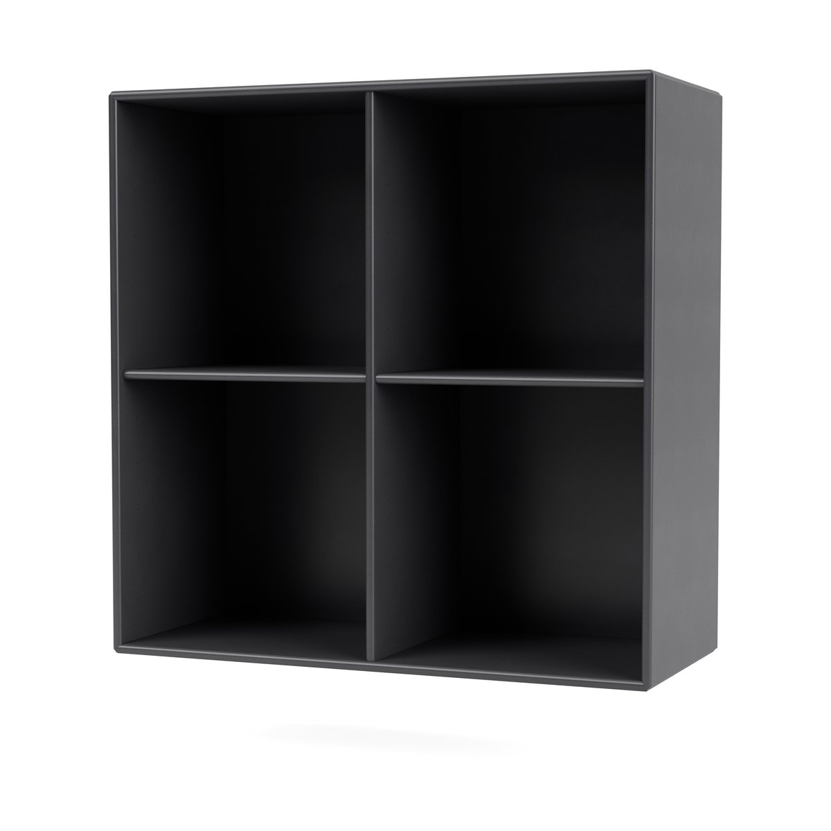 Montana SHOW hylle 69,6x69,6 cm inkl. opphengsskinne 36 Coal