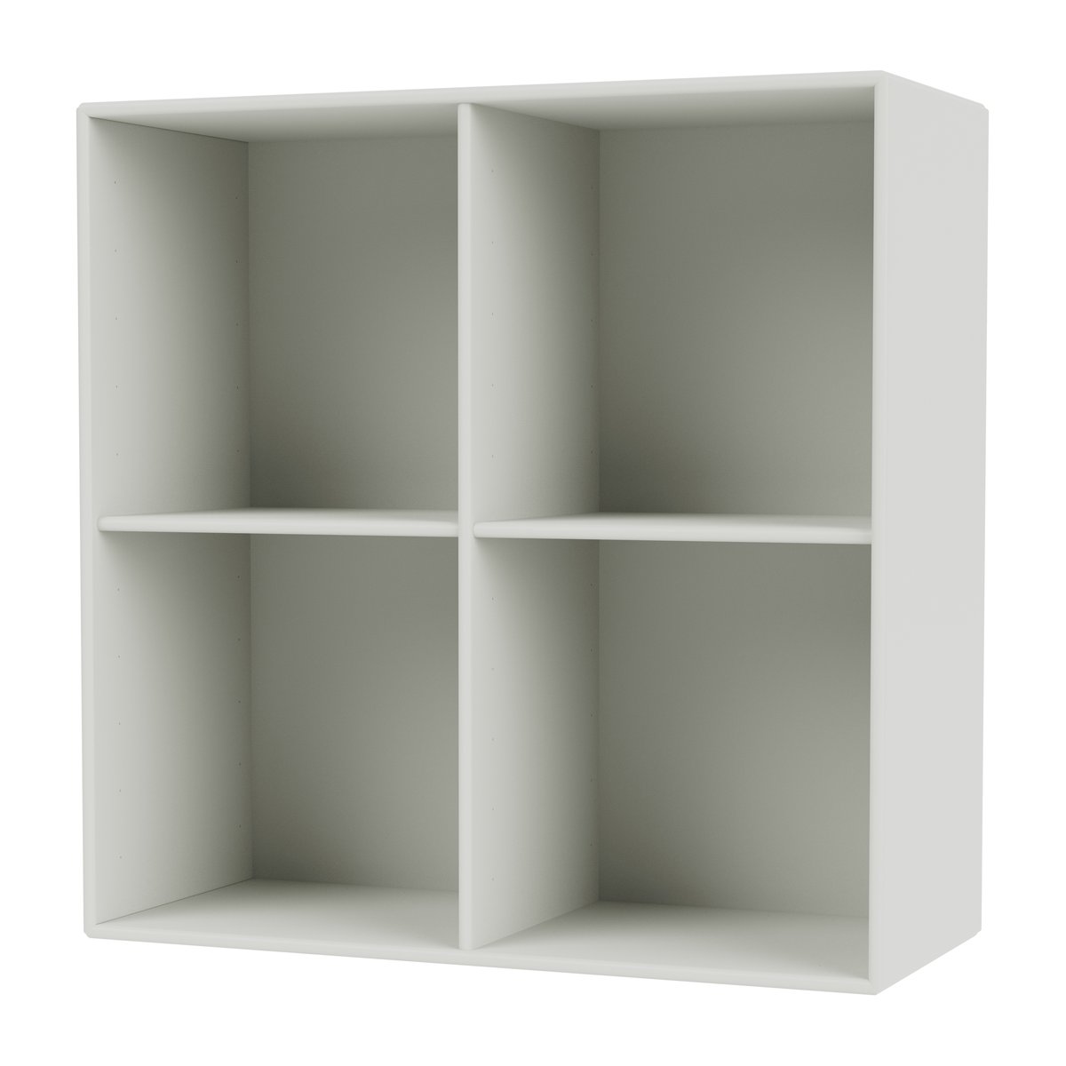 Montana - Show Bookcase, Suspension Rail - Nordic - Hyller & Hyllesystem - Peter J. Lassen - Grå - MDF