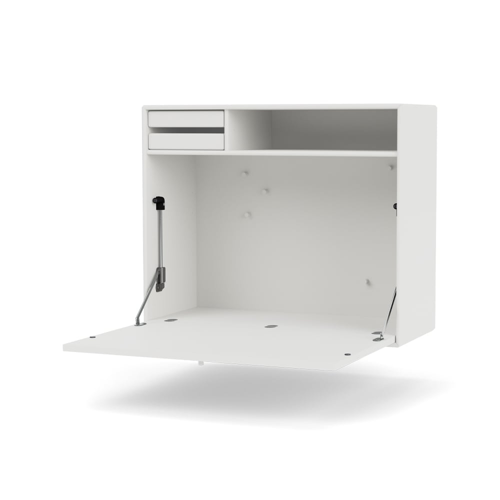 Montana STUDIO skrivebord vegghengt white 01
