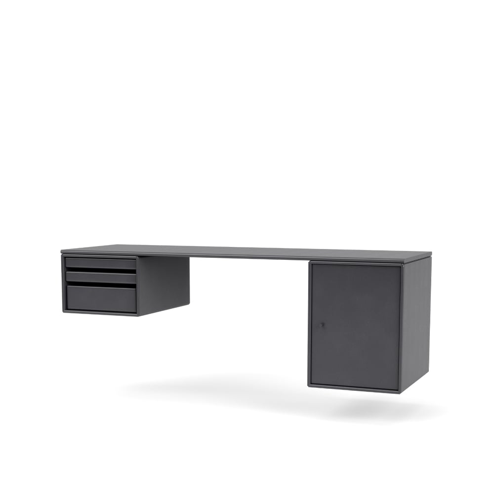 Montana Workshop skrivebord coal 36