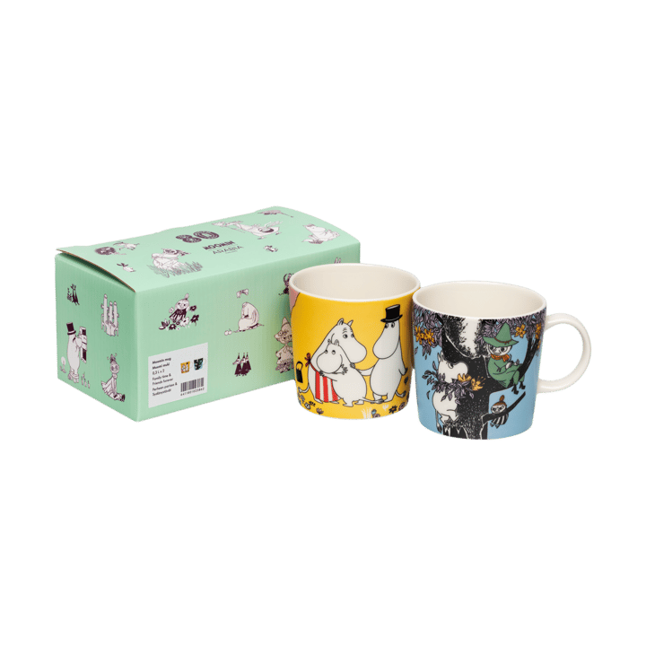 Familiekos & Venner for alltid mummikopp 2 deler - 30 cl - Moomin Arabia