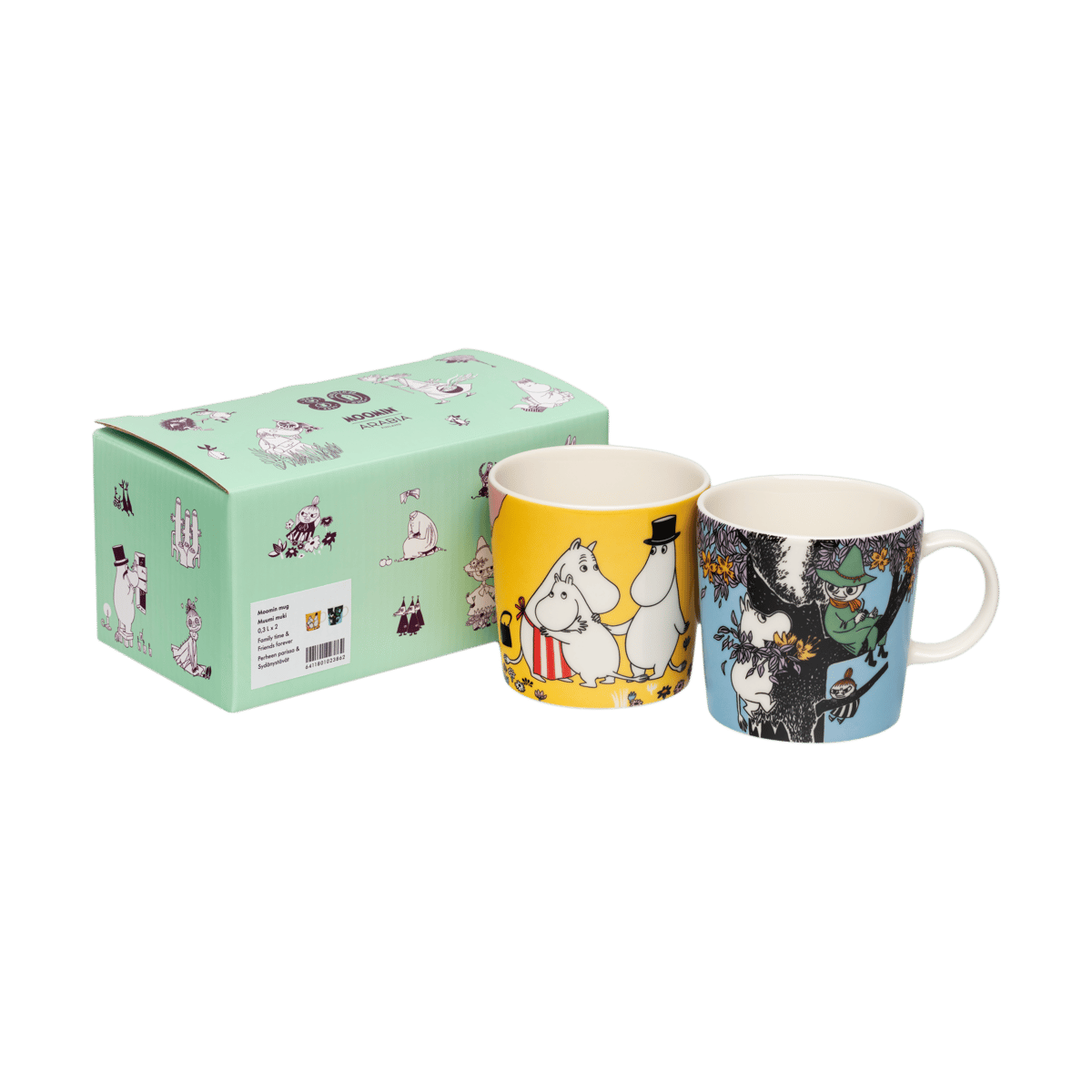 Moomin Arabia Familiekos & Venner for alltid mummikopp 2 deler 30 cl