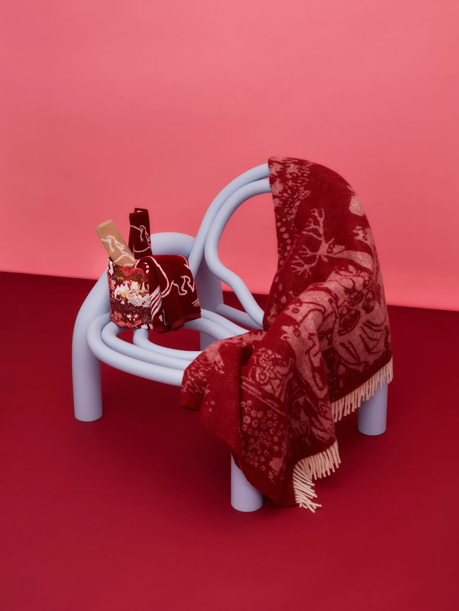 Festive Moments mummitrollet ullpledd, 130x170 cm Moomin Arabia