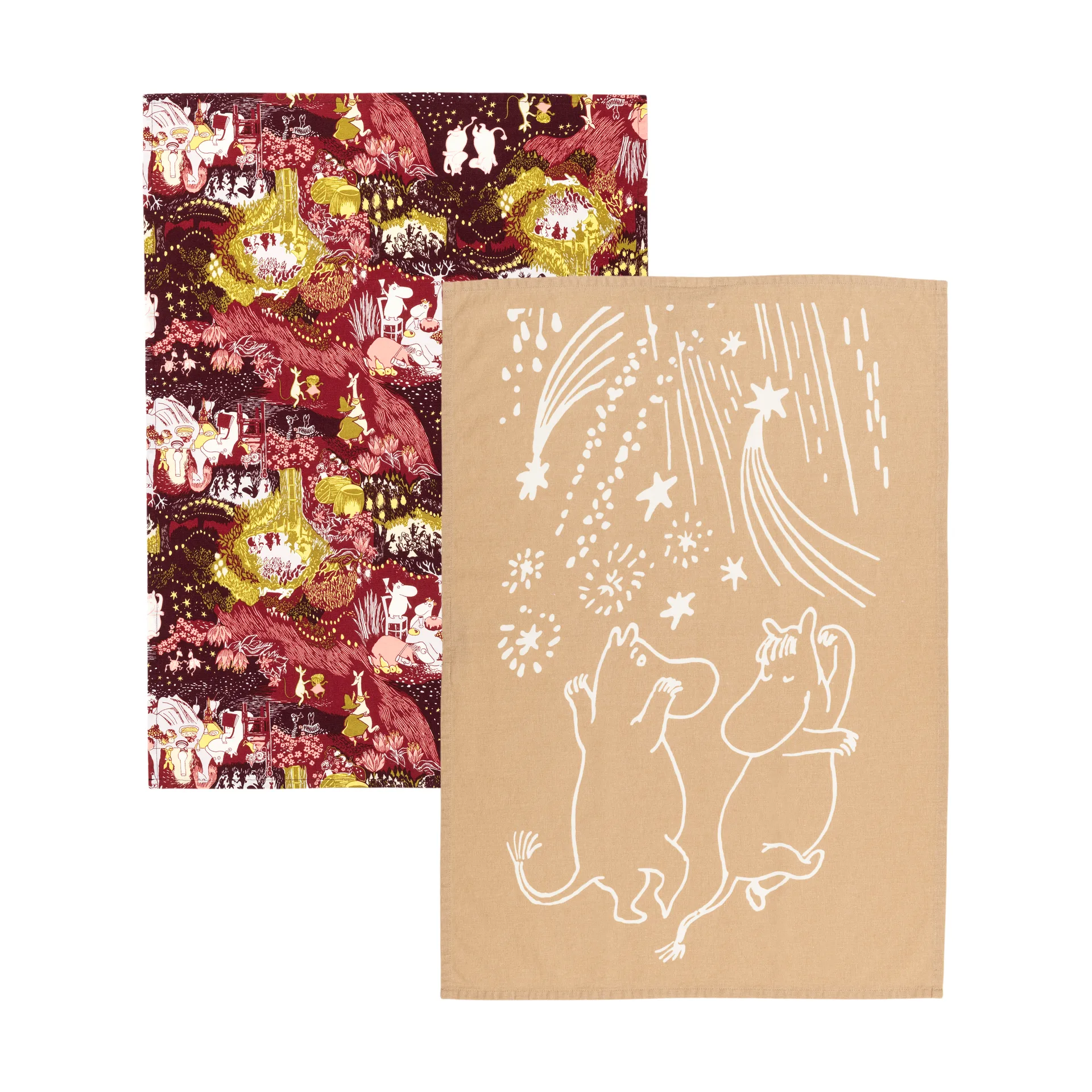 Festlige øyeblikk mummi kjøkkenhåndkle 2 deler, 50x70 cm Moomin Arabia