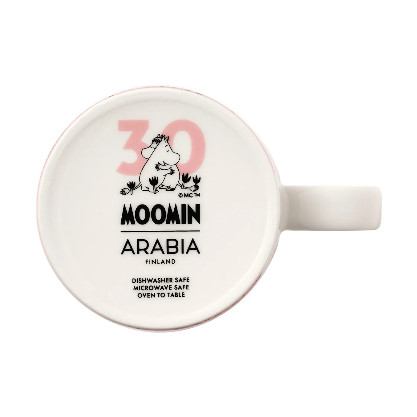 Kjærlighet 30 år Mummikopp & tallerken, 2 deler Moomin Arabia