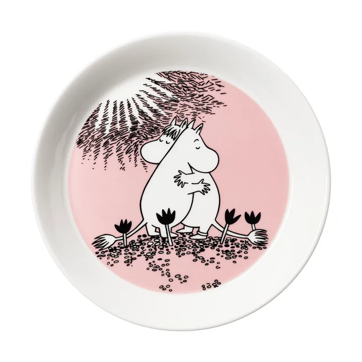 Kjærlighet 30 år Mummitallerken Limited Edition - Ø19 cm - Moomin Arabia