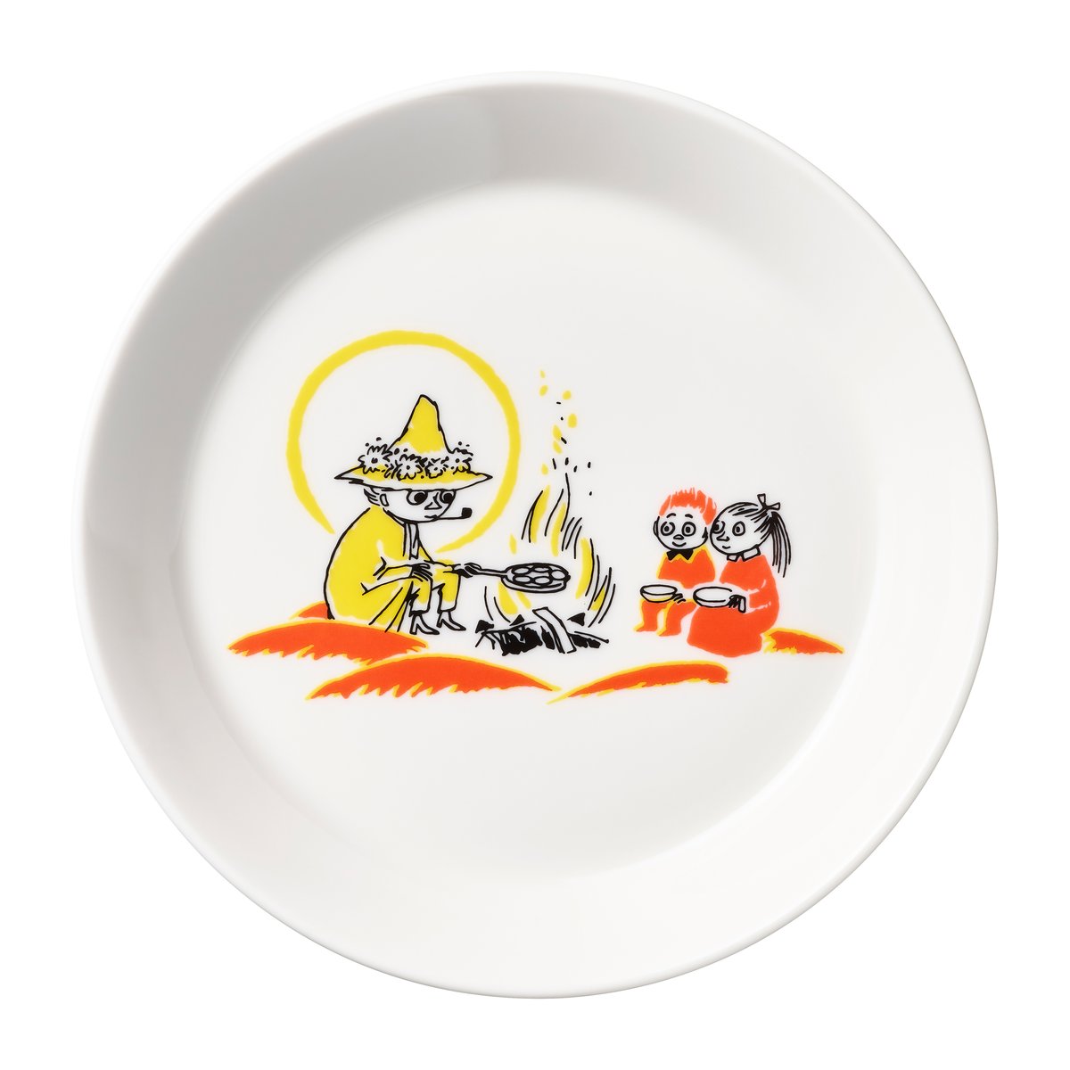 Moomin Arabia x Røde Kors Mummitallerken ABC Snusmumrikken Ø19 cm