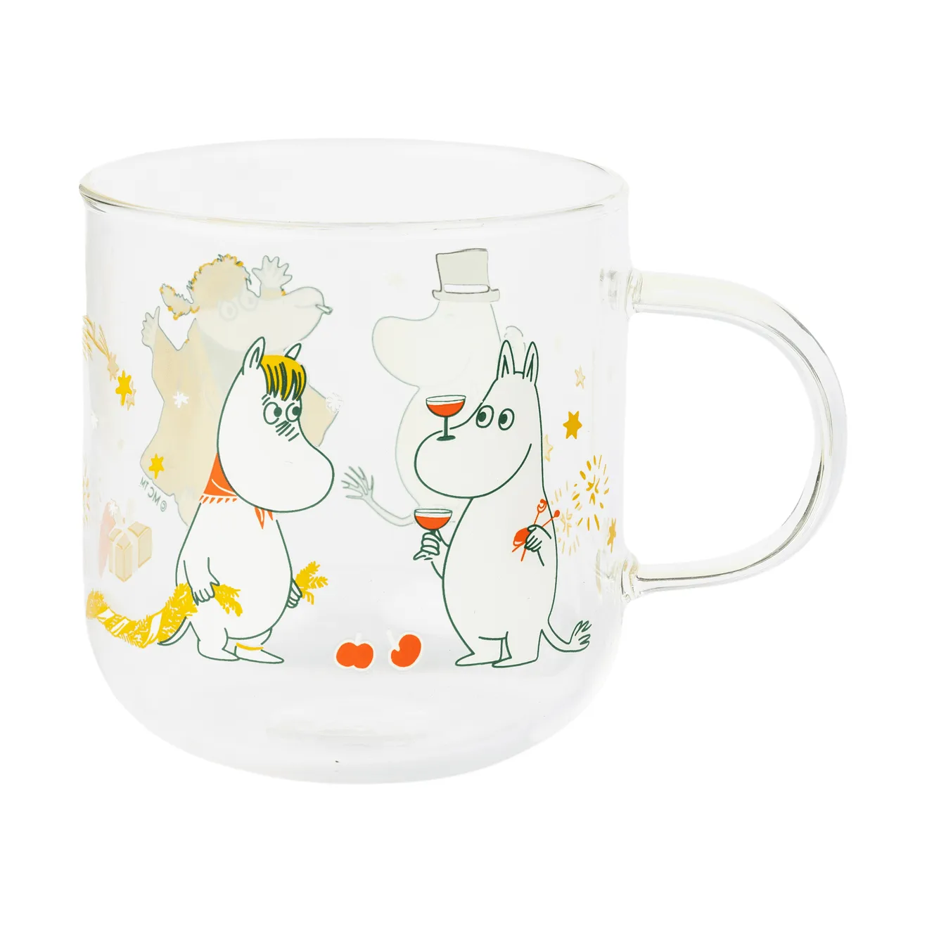 Mumin glasskopp, Kjærlighetsgave, 30 cl, 2-pakning Moomin Arabia