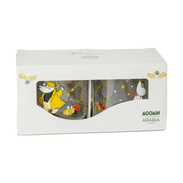 Mumin glasskopp - Kjærlighetsgave, 30 cl, 2-pakning - Moomin Arabia
