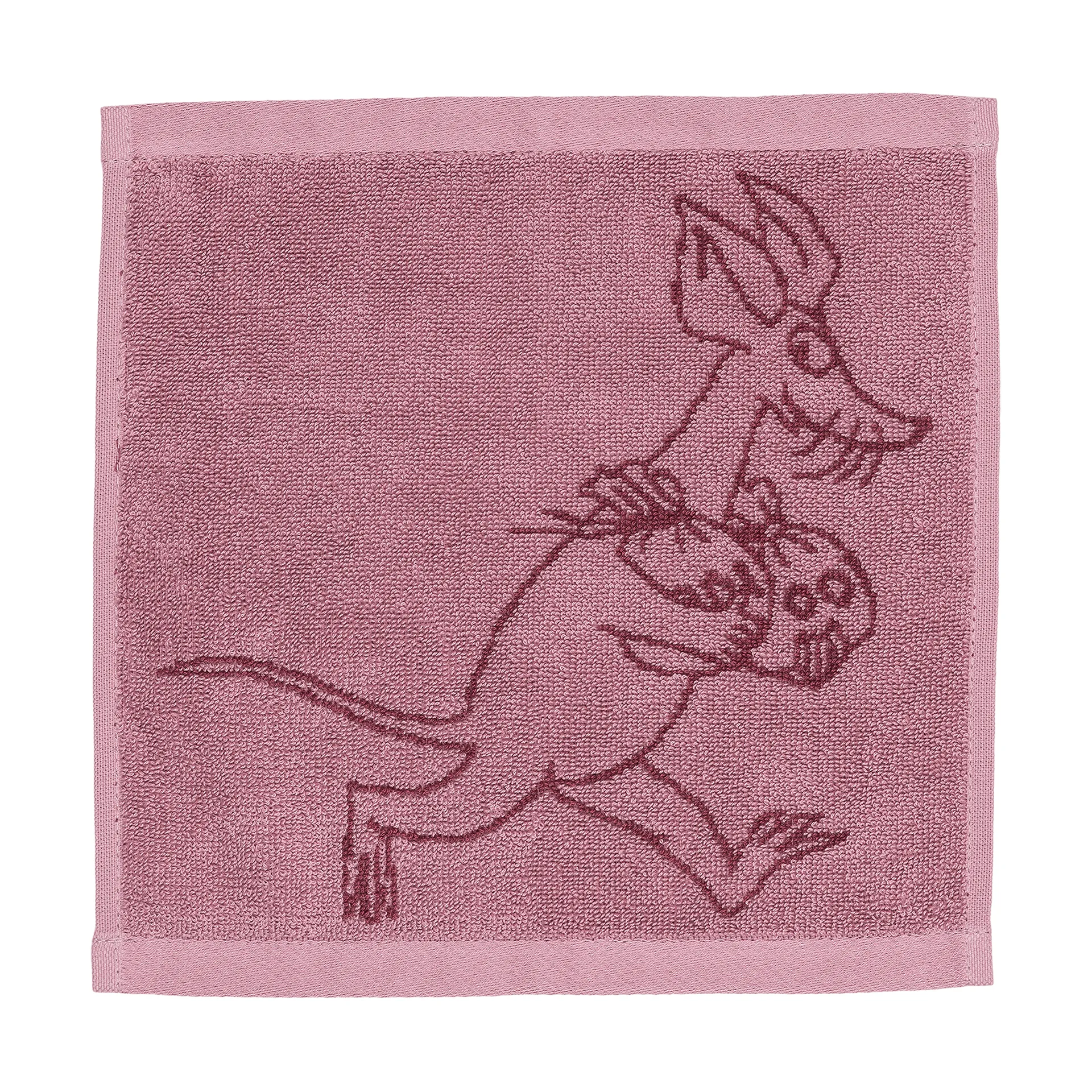 Mumin håndkle 25x25 cm, Sniff, mauve Moomin Arabia