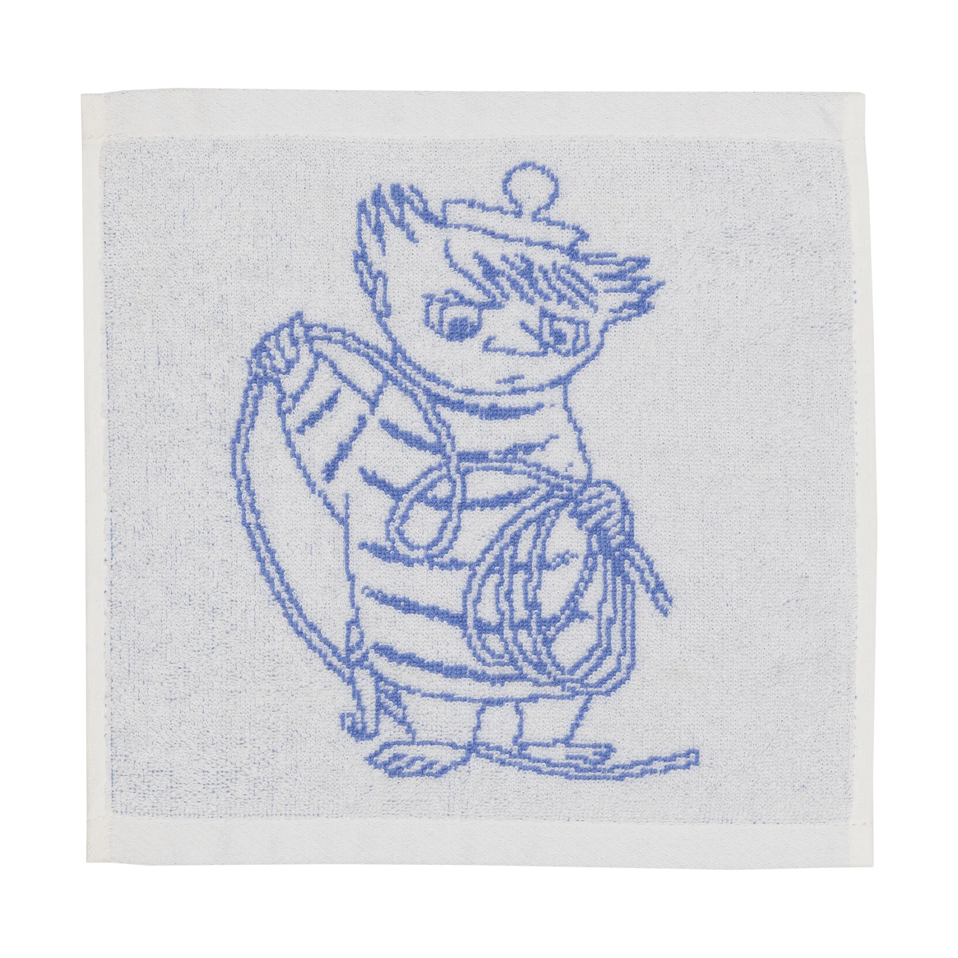 Mumin håndkle 25x25 cm, Too-ticky, blå Moomin Arabia