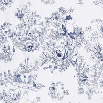 Mumin Haru sengesett - Blå, 150x210 cm - Moomin Arabia
