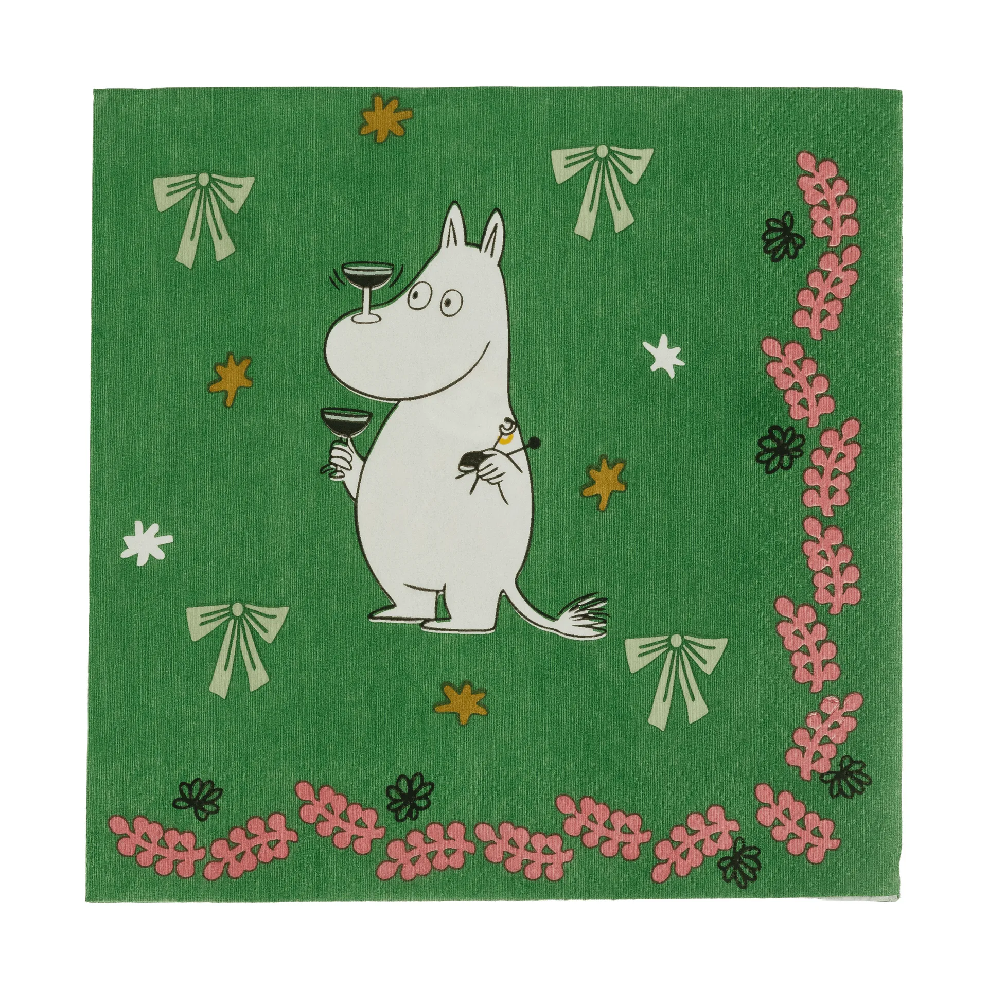 Mumin papirserviett, Kjærlighetsgave, 33x33 cm, 20-pakning Moomin Arabia