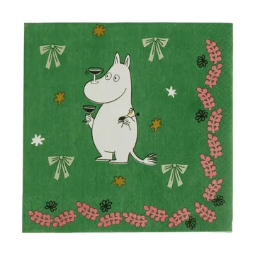 Mumin papirserviett - Kjærlighetsgave, 33x33 cm, 20-pakning - Moomin Arabia