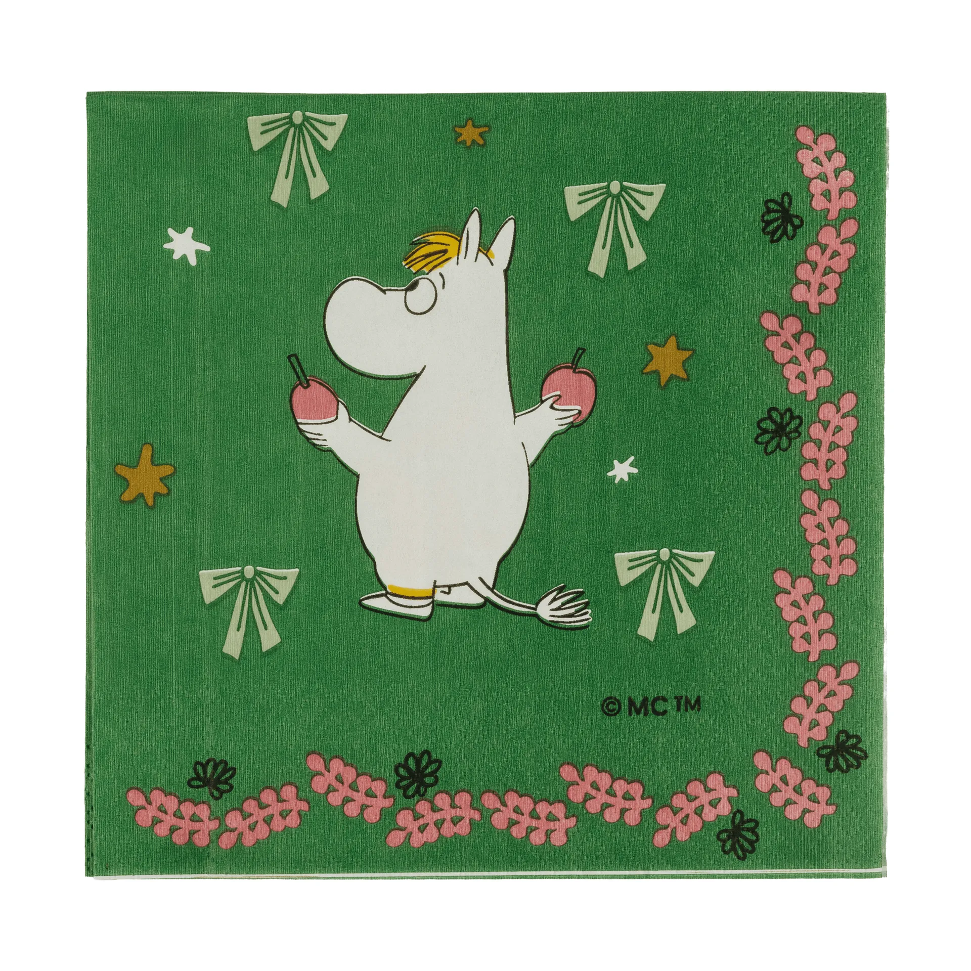 Mumin papirserviett, Kjærlighetsgave, 33x33 cm, 20-pakning Moomin Arabia