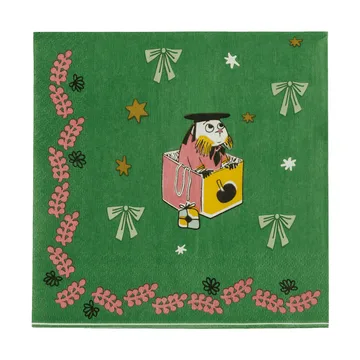 Mumin papirserviett - Kjærlighetsgave, 33x33 cm, 20-pakning - Moomin Arabia