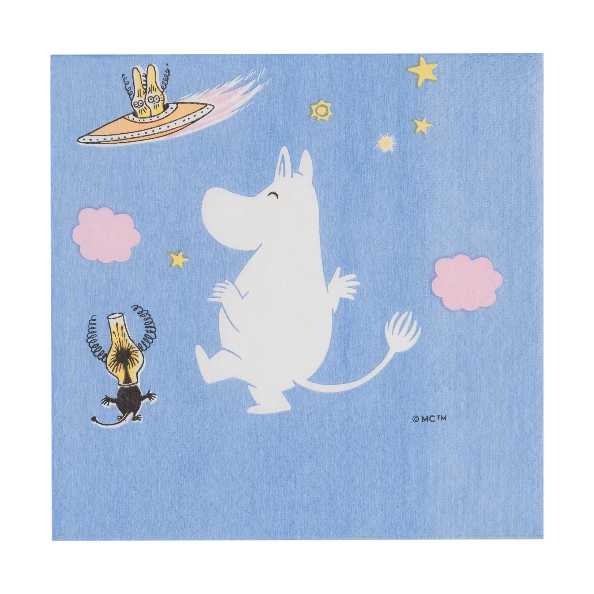Mumin papirserviett, Rymdäventyr, 20-pakning Moomin Arabia