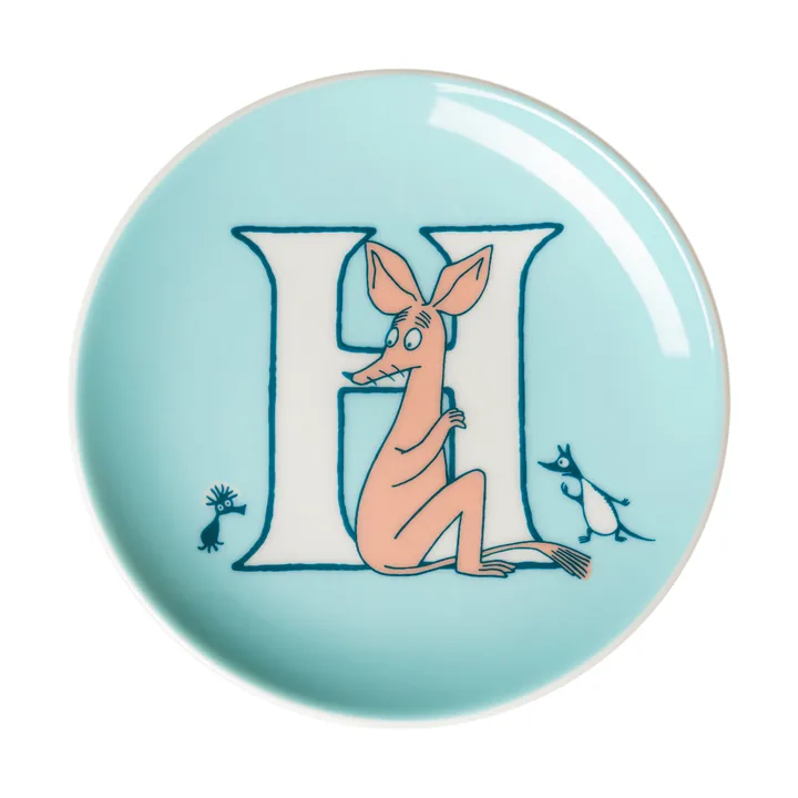 Mummi ABC minitallerken - H, 10,5 cm - Moomin Arabia