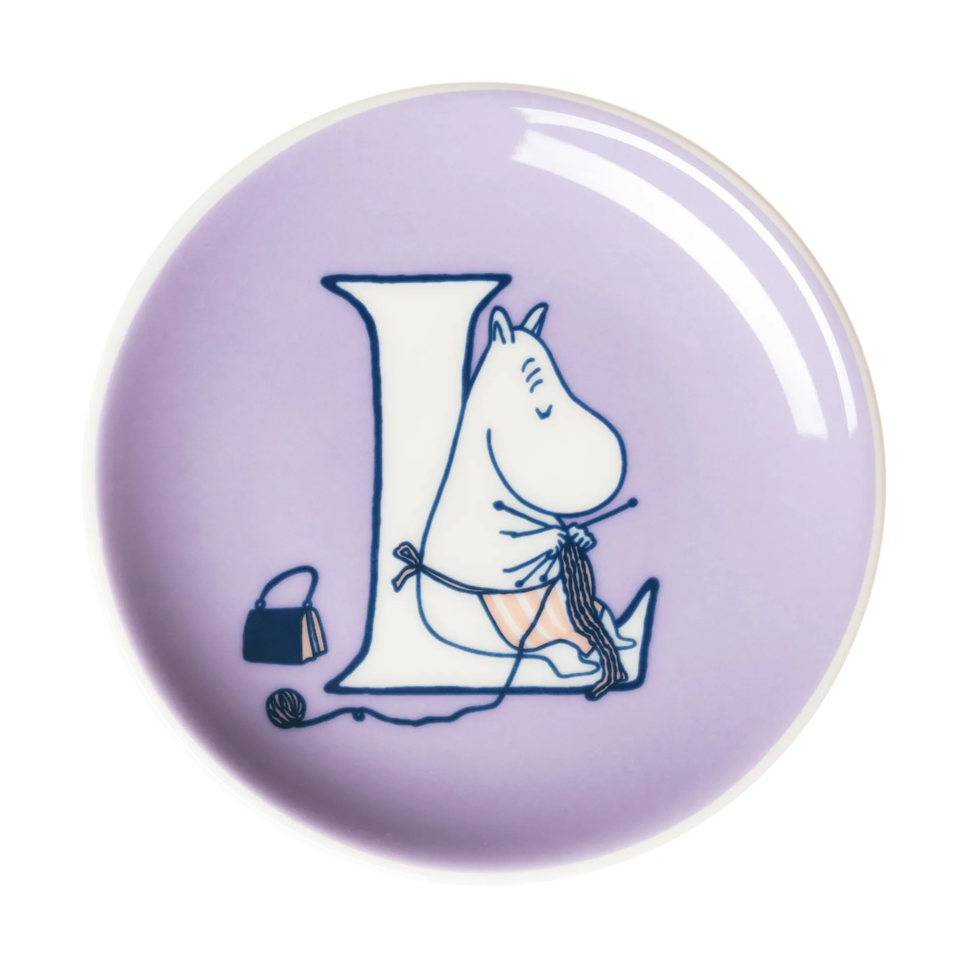Mummi ABC minitallerken, L, 10,5 cm Moomin Arabia
