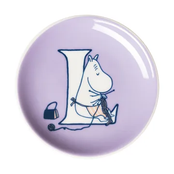 Mummi ABC minitallerken - L, 10,5 cm - Moomin Arabia