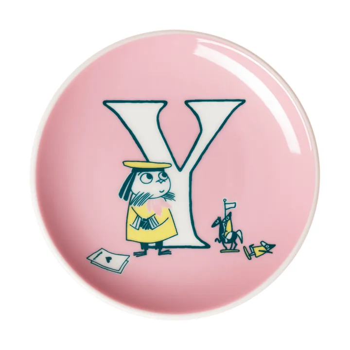 Mummi ABC minitallerken - Y, 10,5 cm - Moomin Arabia